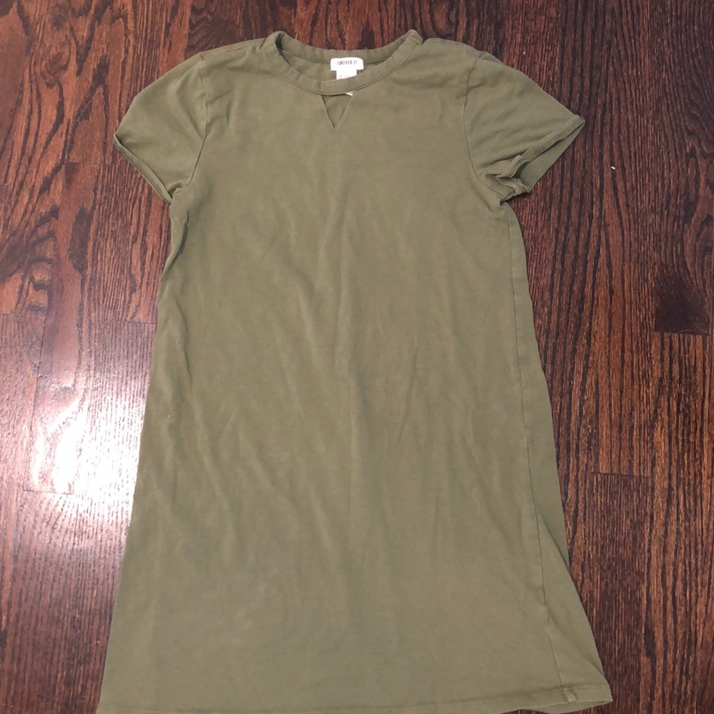 Army green dress